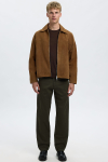 Selected Tray LS Merino Knit Crew Neck Demitasse