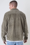 Selected Loose Jake Cord Overshirt Mermaid