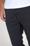 Solid Slim Truc Pinstripe Pants Dark Grey Melange