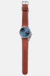 Triwa Blue Ray Falken Watch Brown Classic Silver Buckle