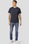 Clean Cut Copenhagen Miami Stretch V-Neck Tee SS Navy