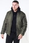 Only & Sons Paul Quilted Highneck Jakke Olive Night