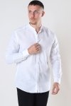 ONLY & SONS ONSCAIDEN LS SOLID LINEN MAO SHIRT NOOS White