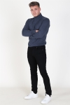 Basic Brand Turtleneck Heather Blue