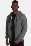 Defend Paris Hoodie Paris Zip Hood Grey