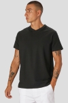 Clean Cut Copenhagen Miami Stretch V-Neck Tee SS Black