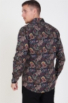 Only & Sons Frederik L/S Paisley Stretch Shirt Phantom