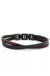 Lucleon Læder Armbånd Black/Brun