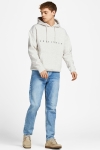 Jack & Jones COPENHAGEN SWEAT HOOD NOOS White Melange