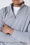 Kronstadt Toke Cashmere half zip sweater Light Grey