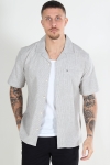 ONLY & SONS Eye Resort Cotton Linen Shirt Fallen Rock