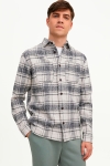 Jack & Jones LOGAN CHECK OVERSHIRT L/S Cloud Dancer