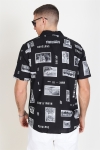 Only & Sons Oliver SS Printed Shirt Black