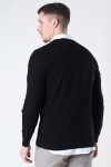 Lyle & Scott Cotton Merino Crew Jumper Jet Black