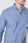 Jack & Jones Summer Linen Shirt LS Faded Denim