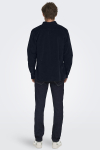 ONLY & SONS Michael Regular Fit Stretch Cord Shirt LS Navy Blazer