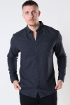 Jack & Jones CLASSIC MELANGE SHIRT L/S Dark Grey Melange