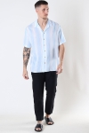 Jack & Jones JORMALIBU RESORT STRIPE SHIRT SS Cashmere Blue