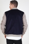 Les Deux Varsity Bomber Jacket Navy