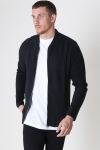 Jack & Jones Gerad Sweatshirts Zip Crew Neck Black