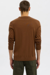 Selected Tray LS Merino Knit Crew Neck Soft Silt