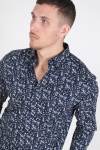 Jack & Jones Focus Paisley Shirt Navy Blazer