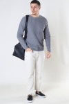 Clean Cut Copenhagen Lauritz Crew Knit Light Grey Mel