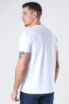 Clean Cut Copenhagen Sebastian Organic Tee White - L. blue print