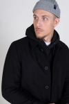 Clean Cut Halmstad Wool coat Black