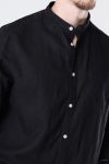 Allan China Linen Shirt True Black