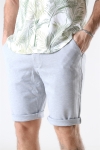 Denim Project Ponte Shorts Light Grey Melange