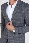 Clean Cut Messi Blazer Grey Checked