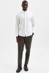 Selected SLHSLIMMULTI SHIRT LS M 2 PACK White with Black combo.