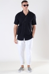 Only & Sons Silo Solid Viscose Shirt Black