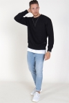 Jack & Jones Soft Sweatshirts Crew Neck Black