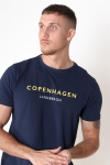 Lindberg City Print S/S T-shirt Dark Blue