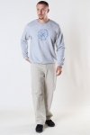 Clean Cut Copenhagen Damon Crewneck Light Grey Mel