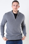 Kronstadt Carlo Half Zip Strik Anthracite