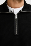 Selected SLHRELAXDREW LS HIGH NECK SWEAT G Black