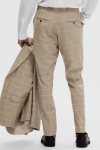 Selected Oasis Linen Check Trousers Sand