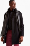 Selected HAGEN WOOL COAT Black Twill