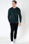 Kronstadt Bertil Cotton crew neck knit Bottle Green