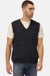 Clean Cut Copenhagen Roberto V-Neck Knit Vest Navy Mix