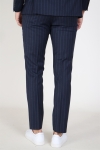 Selected Slim Aden Stripe Pants Grey/Blue