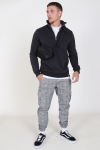 Urban Classics Glencheck Cargo Pants White/Black