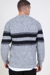 Only & Sons Cesco 5 Struc Stripe Knit Cloud Dancer