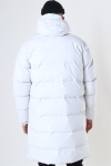 Rains Long Puffer Jakke Off White