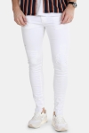 Gabba Iki K2666 White Destroy Jeans Hvid