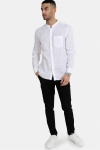 Only & Sons Luke LS Linen Mandarine Shirt White