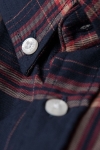 Les Deux Boswell Shirt Dark Navy Check